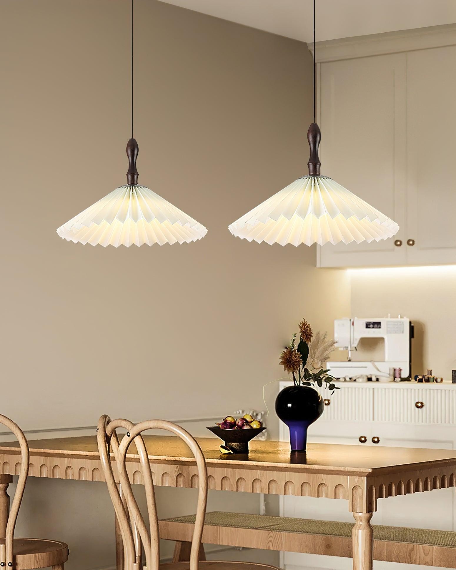 Simple White Flower Paper Pendant Lamp K386