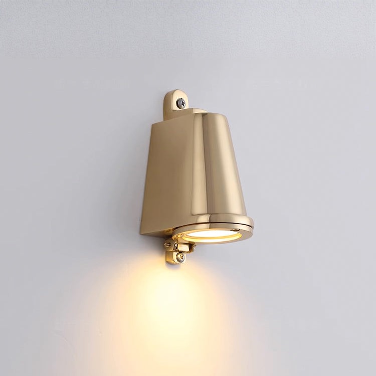Rustic Brass Weather Proof Outdoor Wall Lamp K898