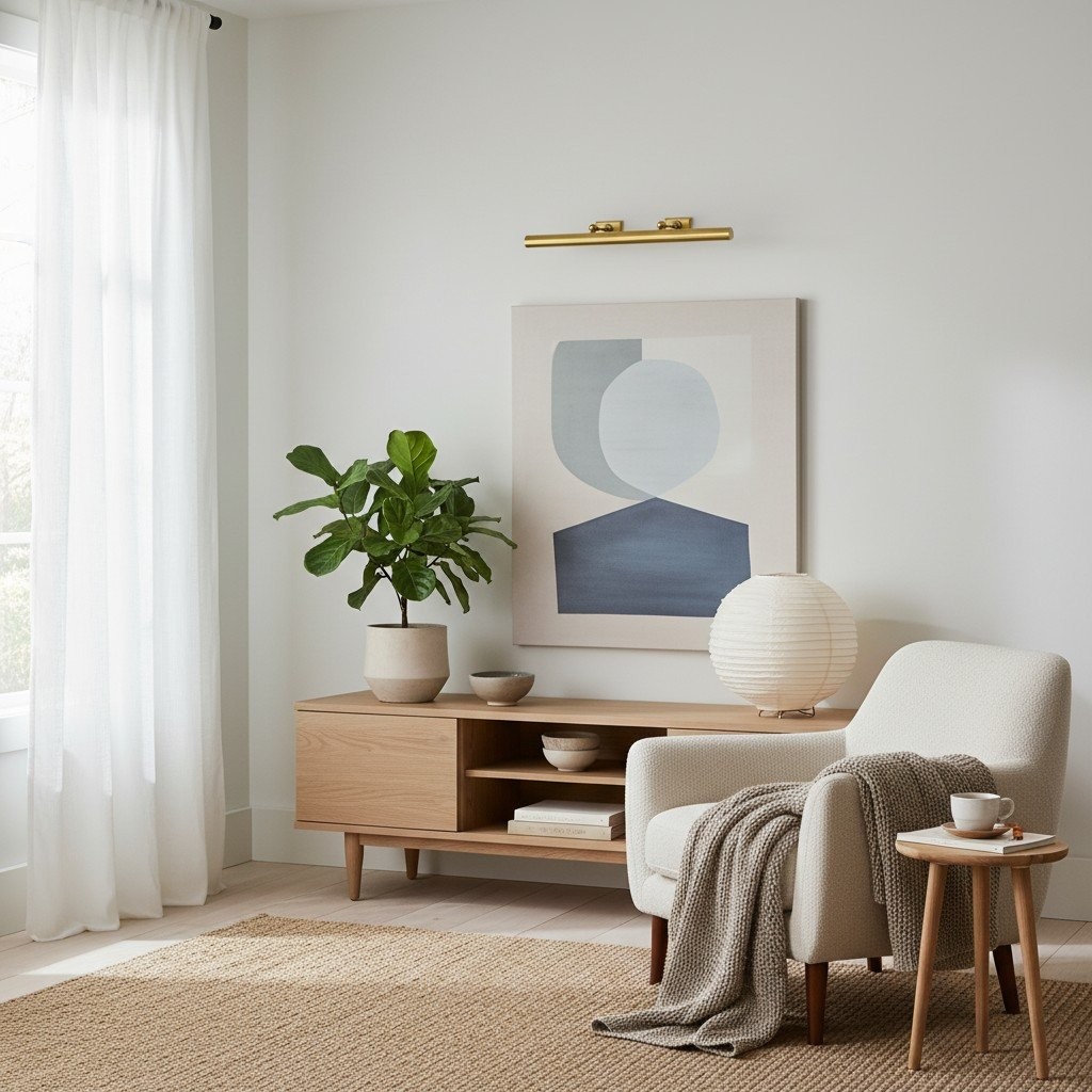 Libris Picture Light - Slim Wall Mounted Light with Art-Focused Design K2176