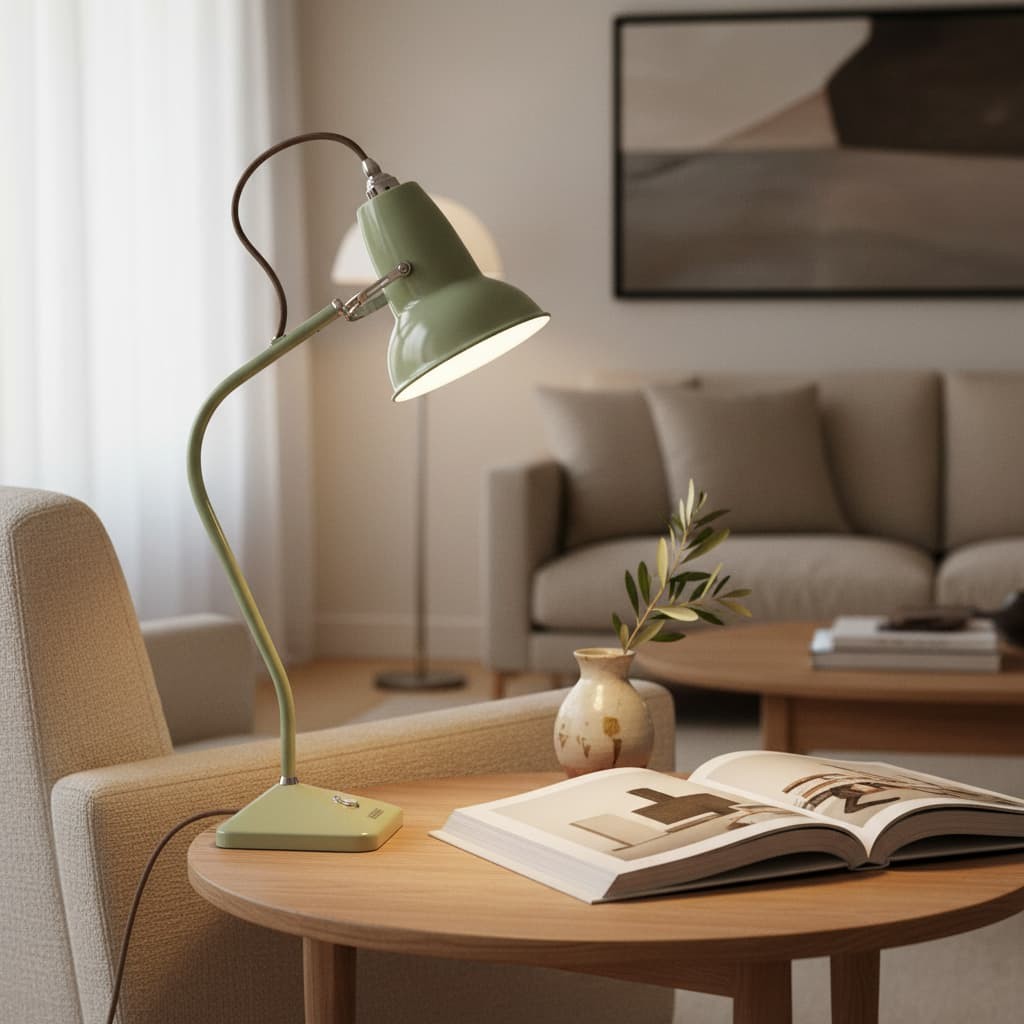 Modryx Pyramid Base Table Lamp - Classic Accent Lighting for Home K2151