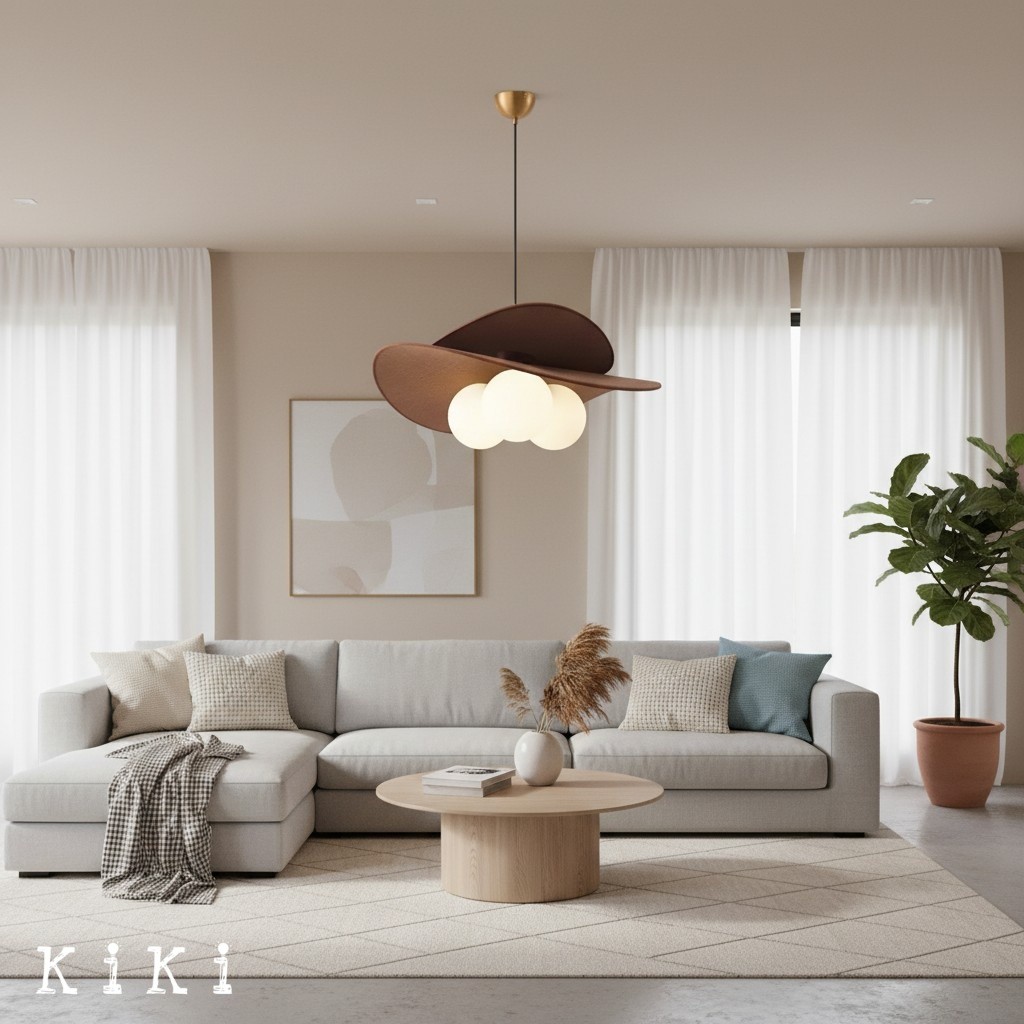 Orrise Floral Sculpture Pendant Light - Modern Chandelier for Living Room Dining Room K2106