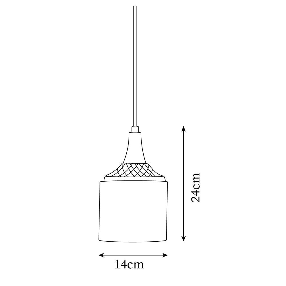 Modern Simple Cream Smooth Small Pendant Lamp K367