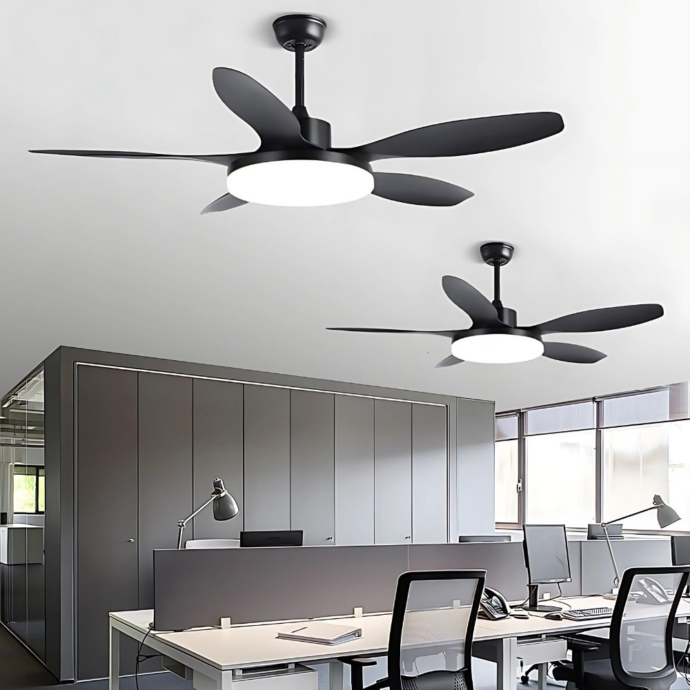 Scandinavian Led 5 Blade Ceiling Fan Light K1116