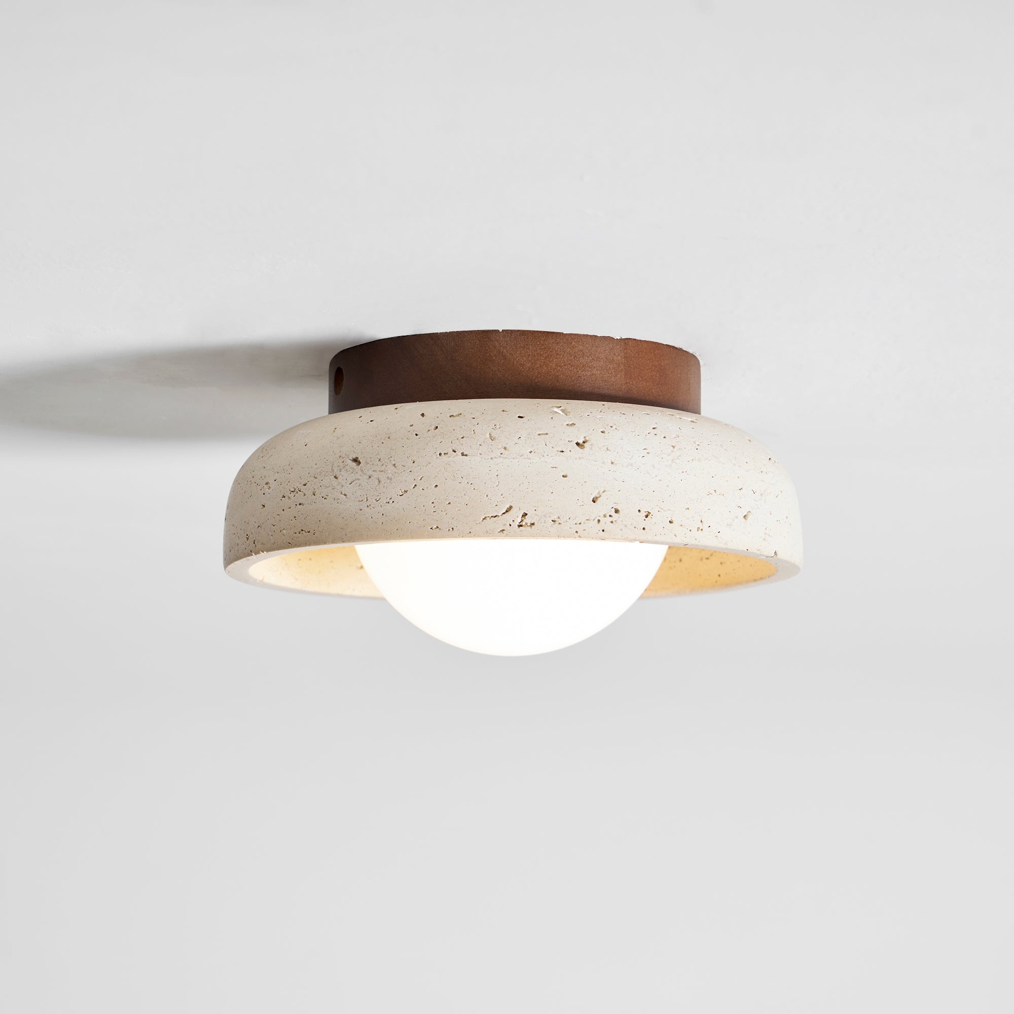 Piedra Travertine Ceiling Lamp D682