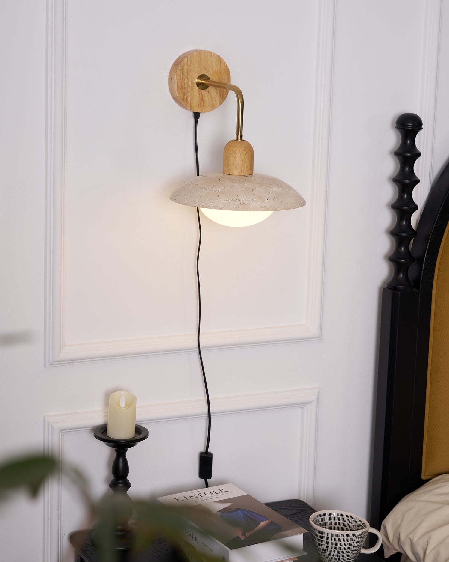 Carolia Plug In Wall Lamp D57
