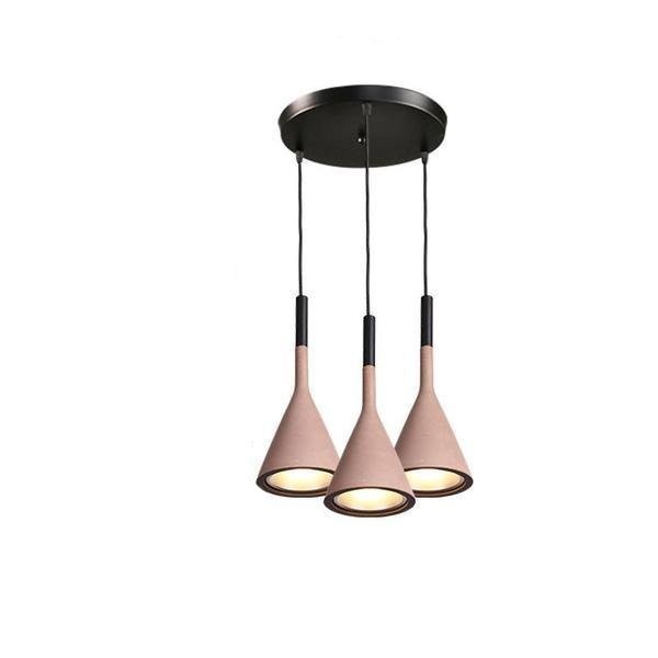 Minimalist Aplomb Pendant Light - Cement Cone Pendant Light for Kitchen Island