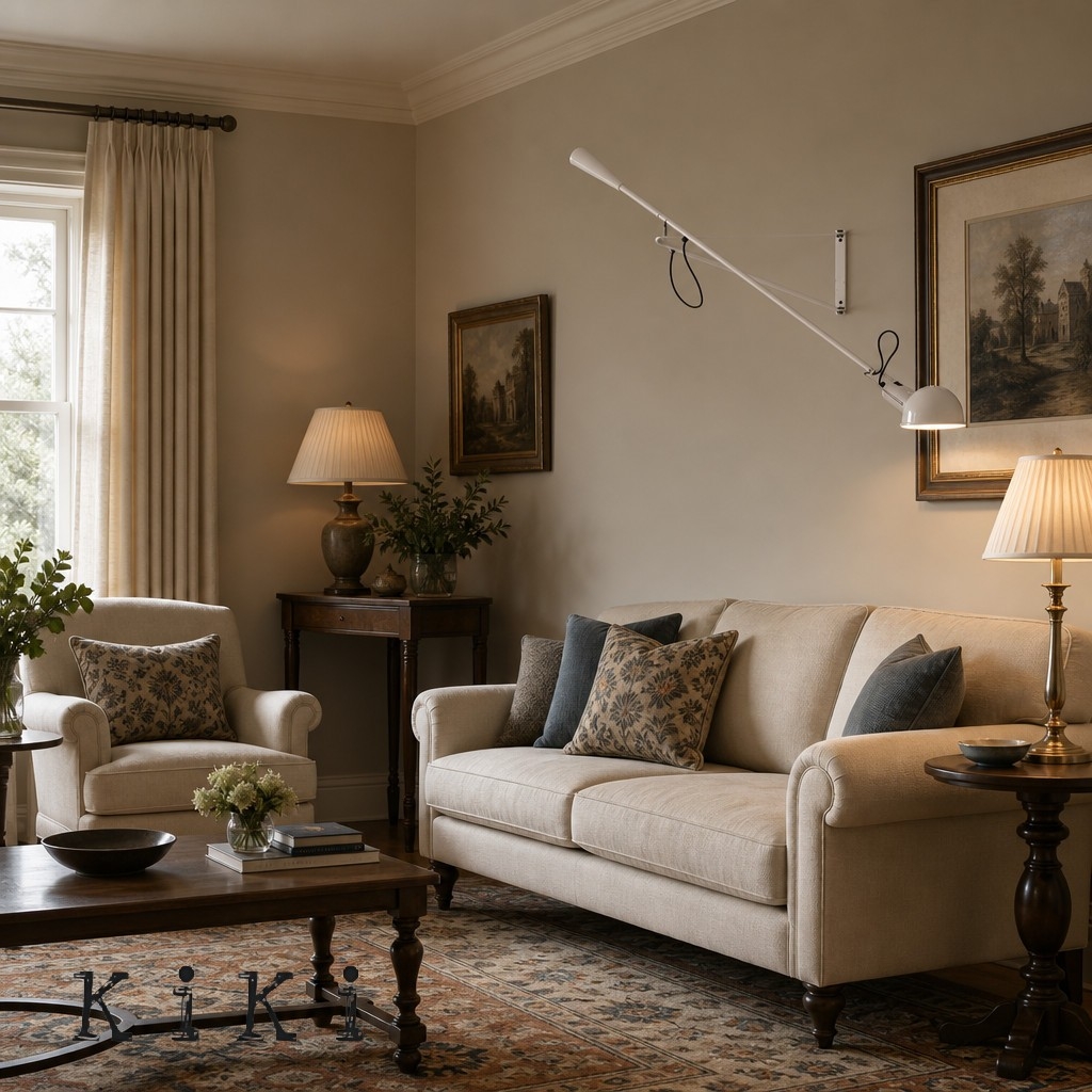 Adjustable Long Swing Arm Wall Sconce K2407