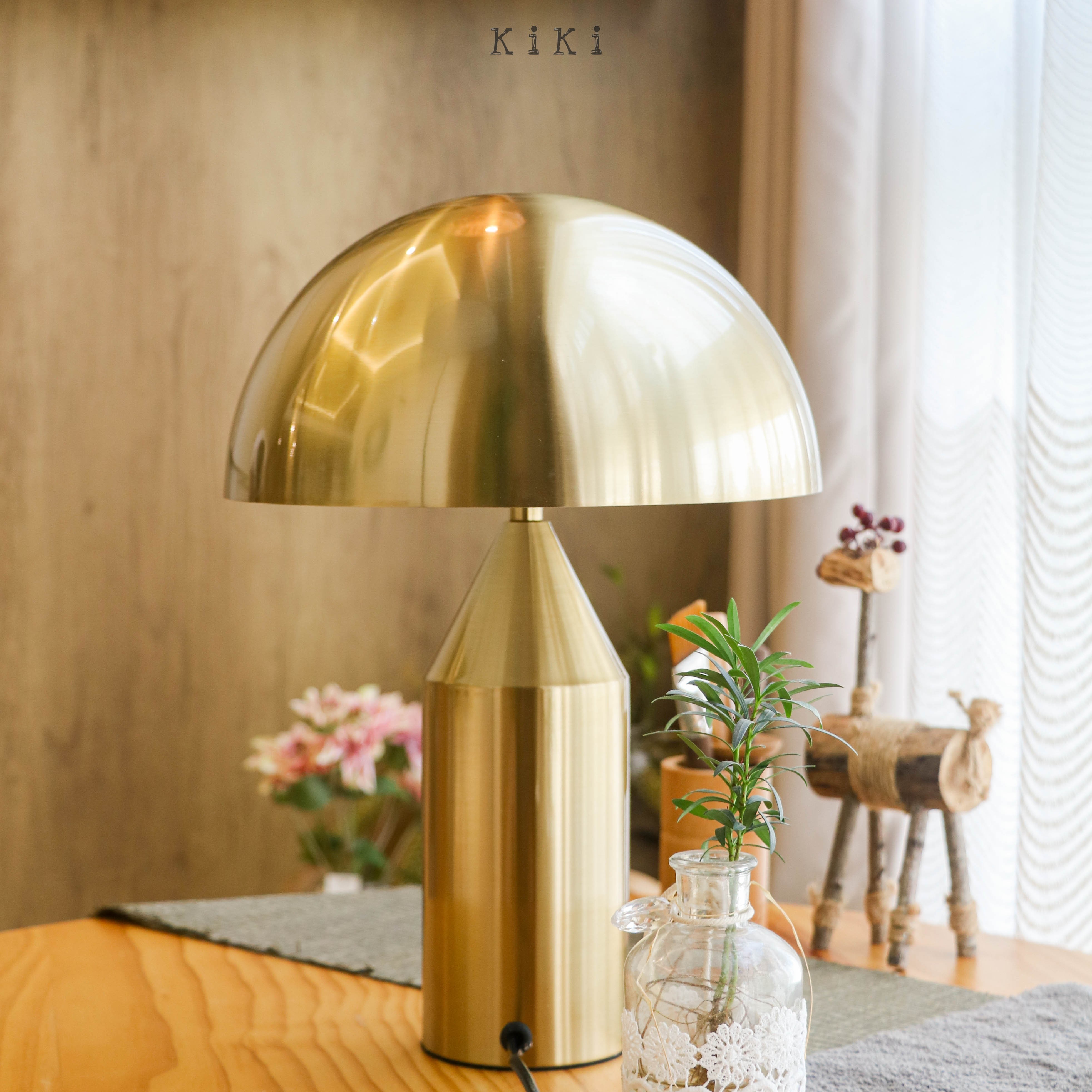 Modern Atollo Table Lamp - Mushroom Metal Table Light for Living Room