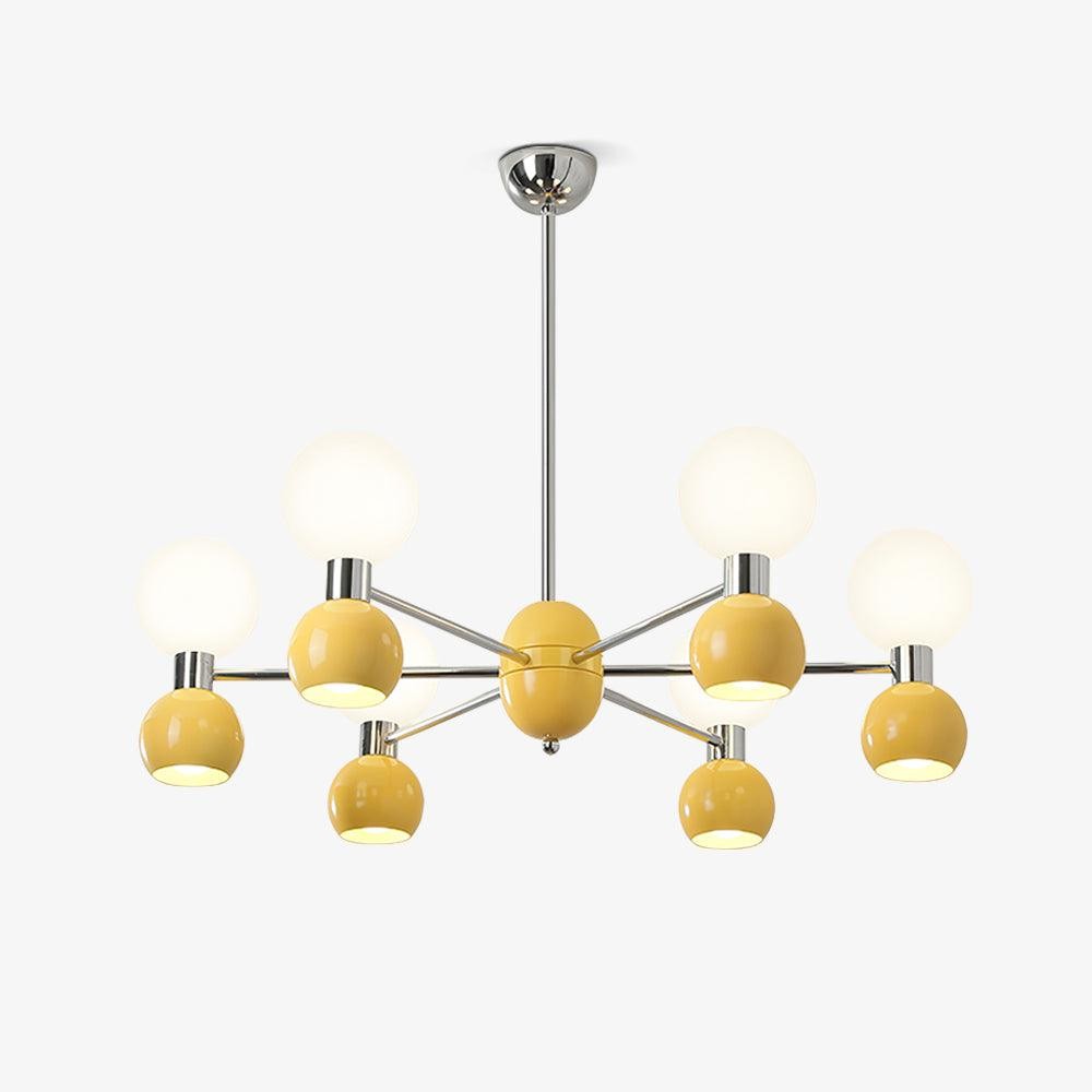 Modern Minimalist Multiple Head Metal Chandelier K741