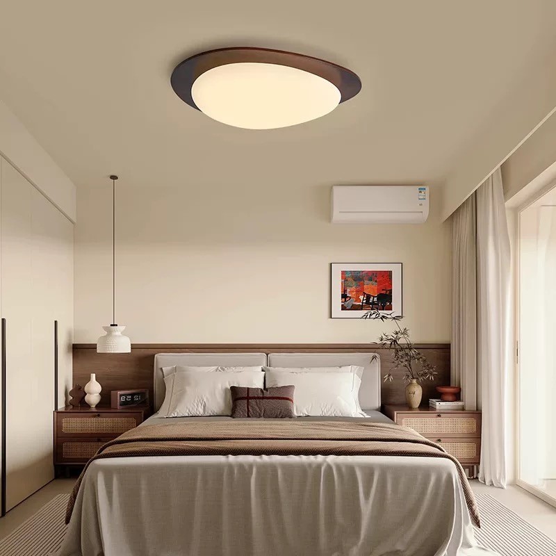 Pebble Walnut Ceiling Light K583