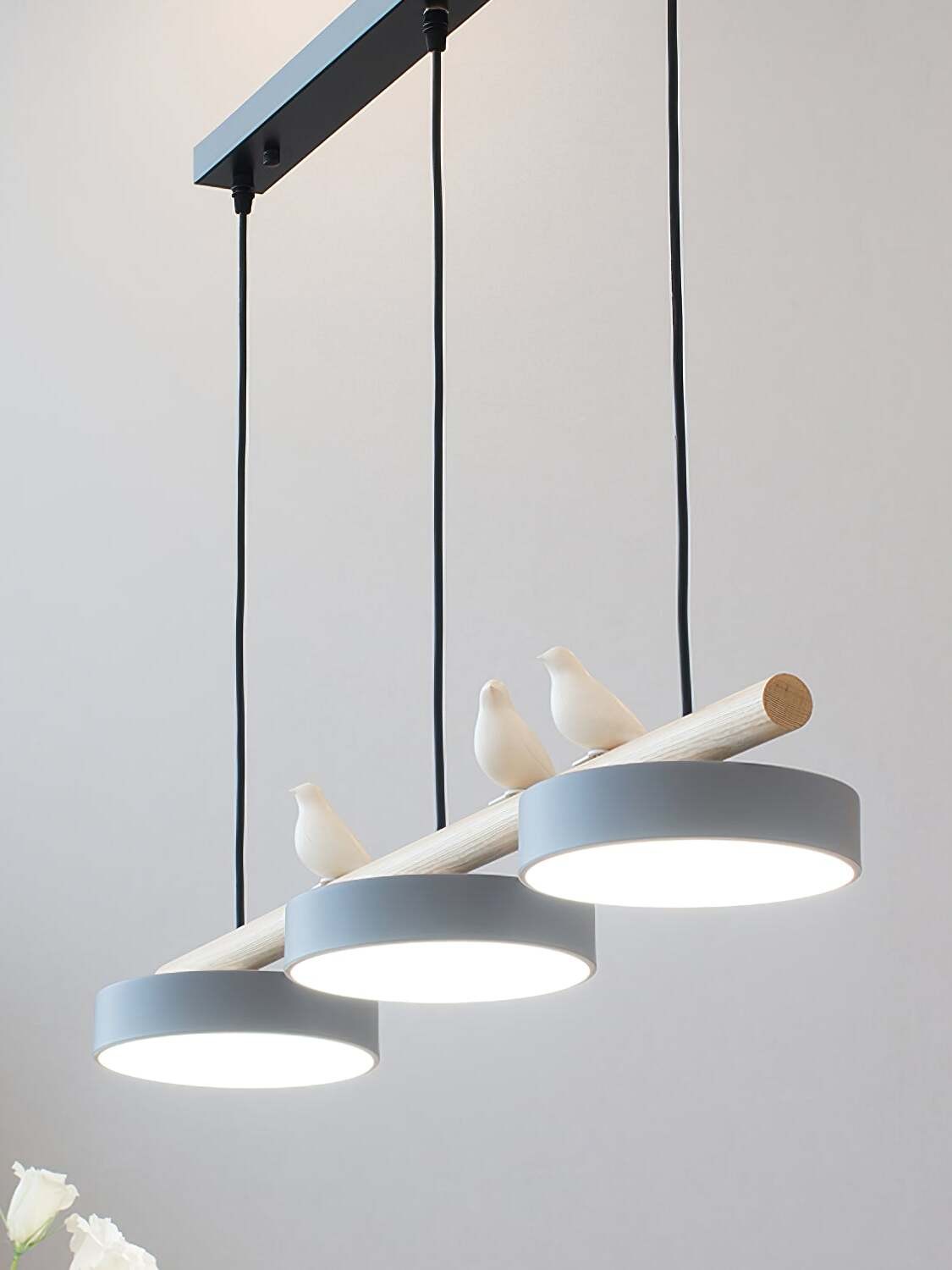 Creative Branch Bird Shaped Pendant Lamp K873