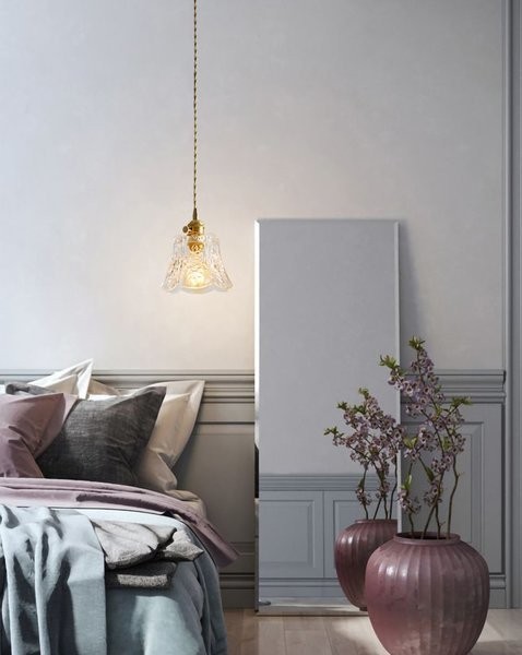 Clear glass pendant lights series