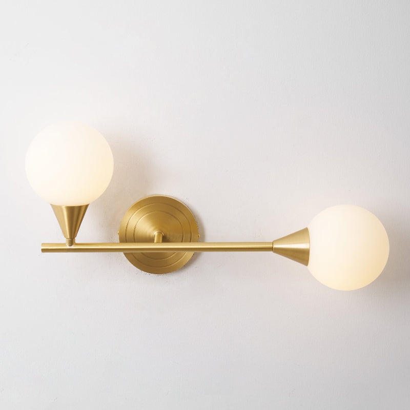 Holten Brass Armed Sconce D409