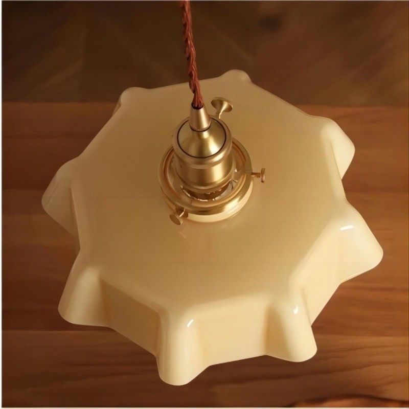 Retro Draped Flower Pendant Lamp K133