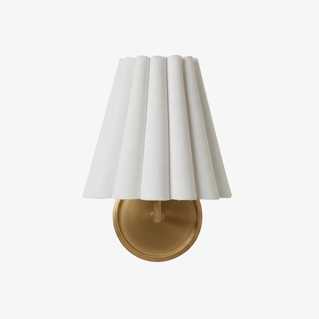 Ruffmeto Modern Pleated Wall Sconce - Decorative Lighting for Interior Spaces K2051