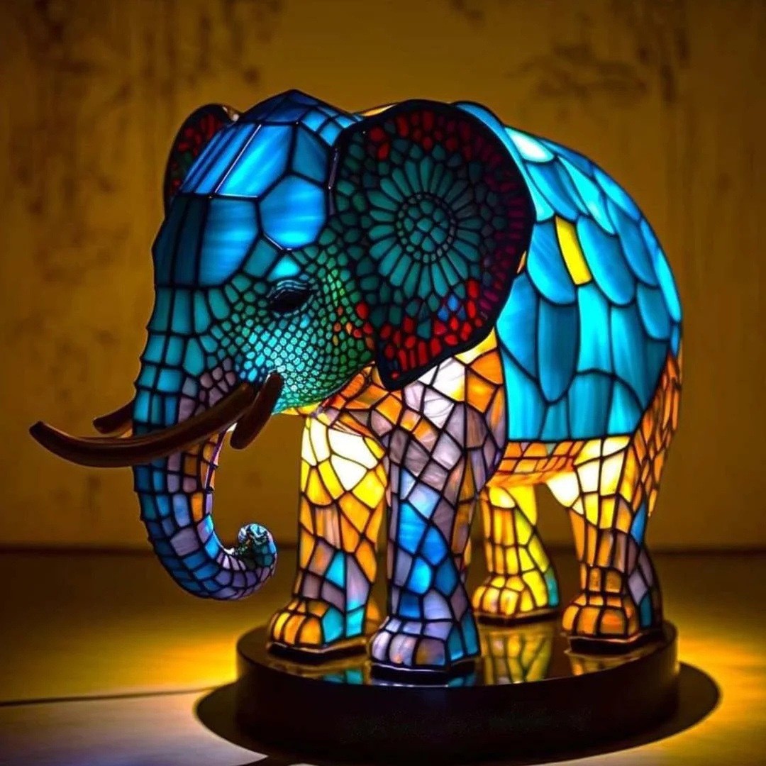 Magical Animal Statue Resin Table Lamp K482
