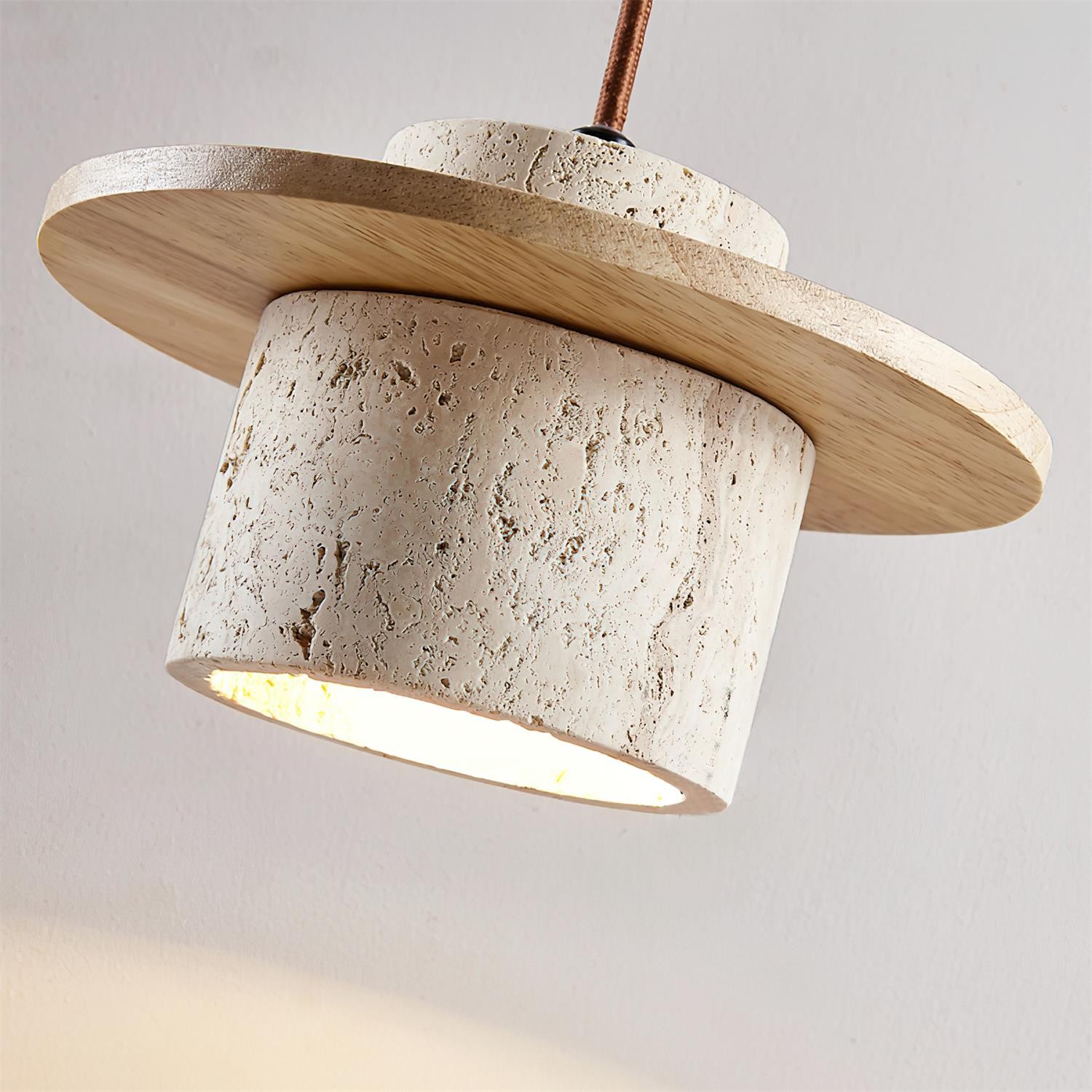 Retro Wabi Sabi Textured Travertine Wall Lamp K825