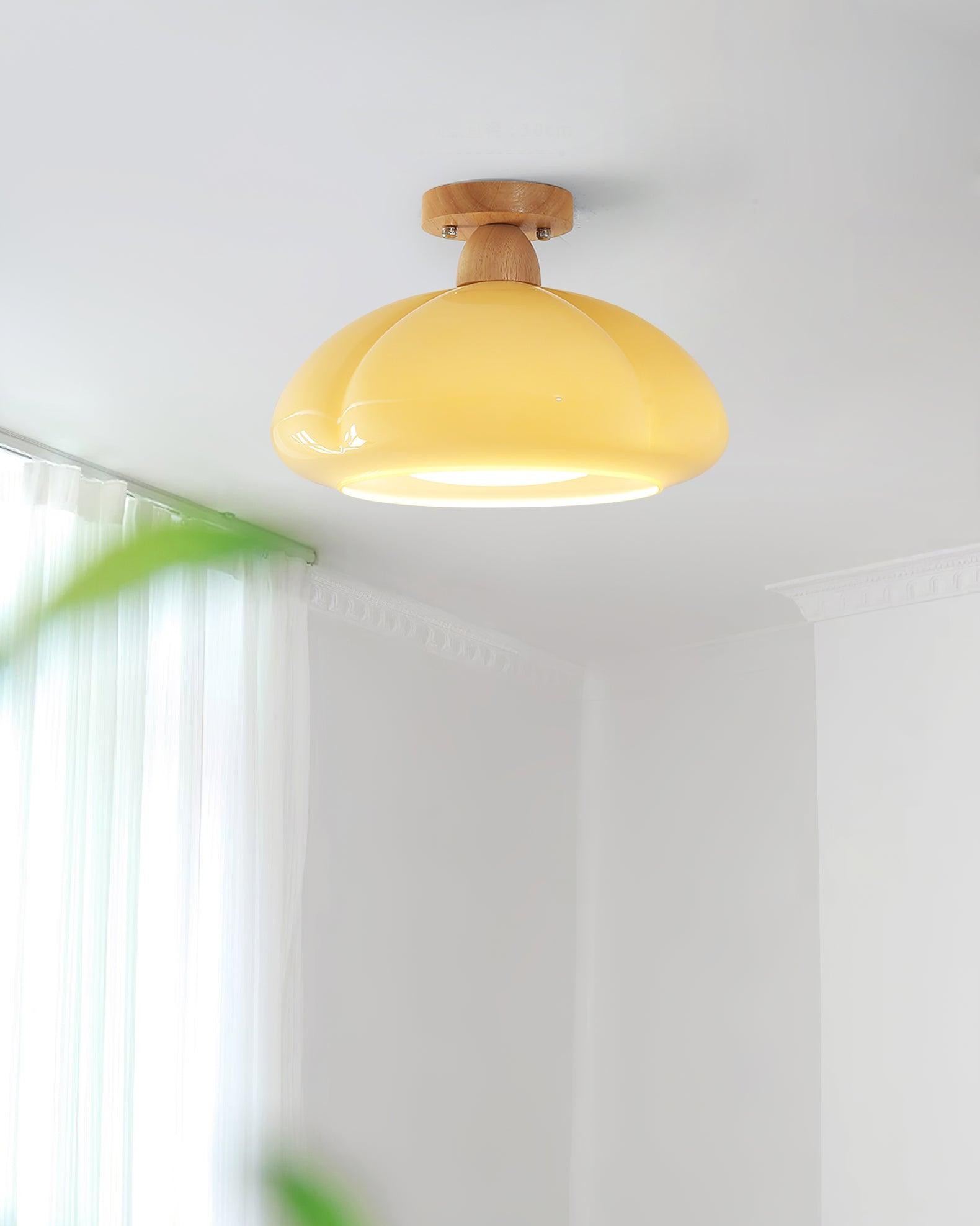 Pumpkin Glass Ceiling Light For Kitchen K320