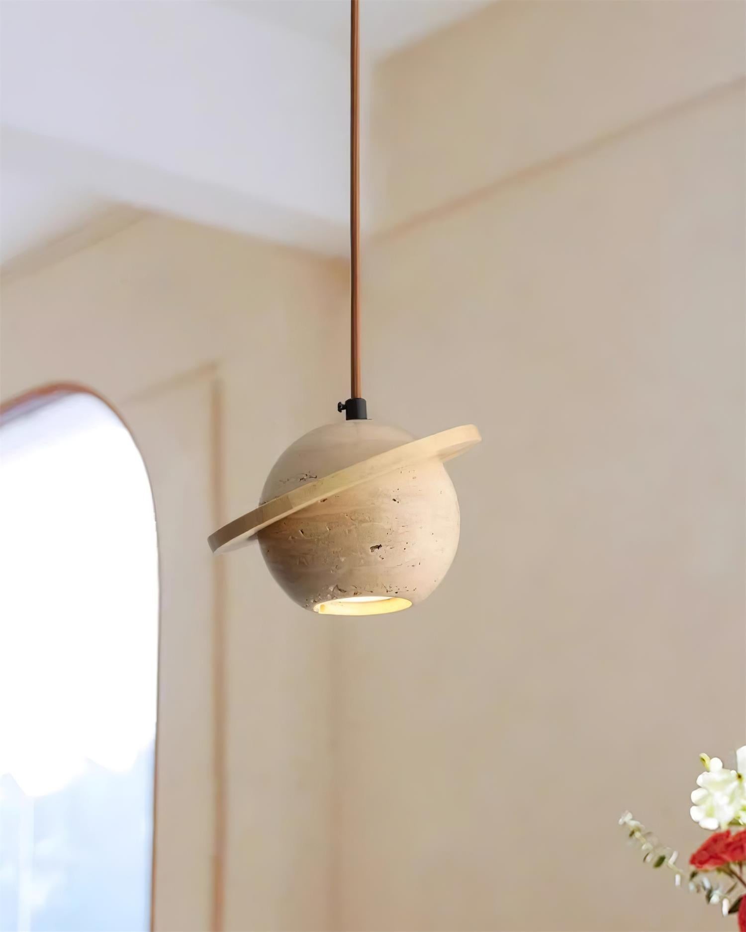 Planet Travertine Pendant Light K599