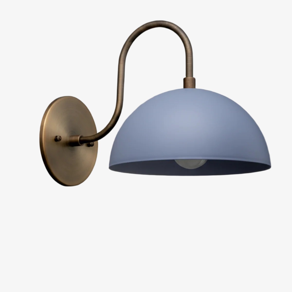 Curva Curved Dome Shade Wall Sconce – Mid-Century Modern Versatile Indoor Lighting K1542