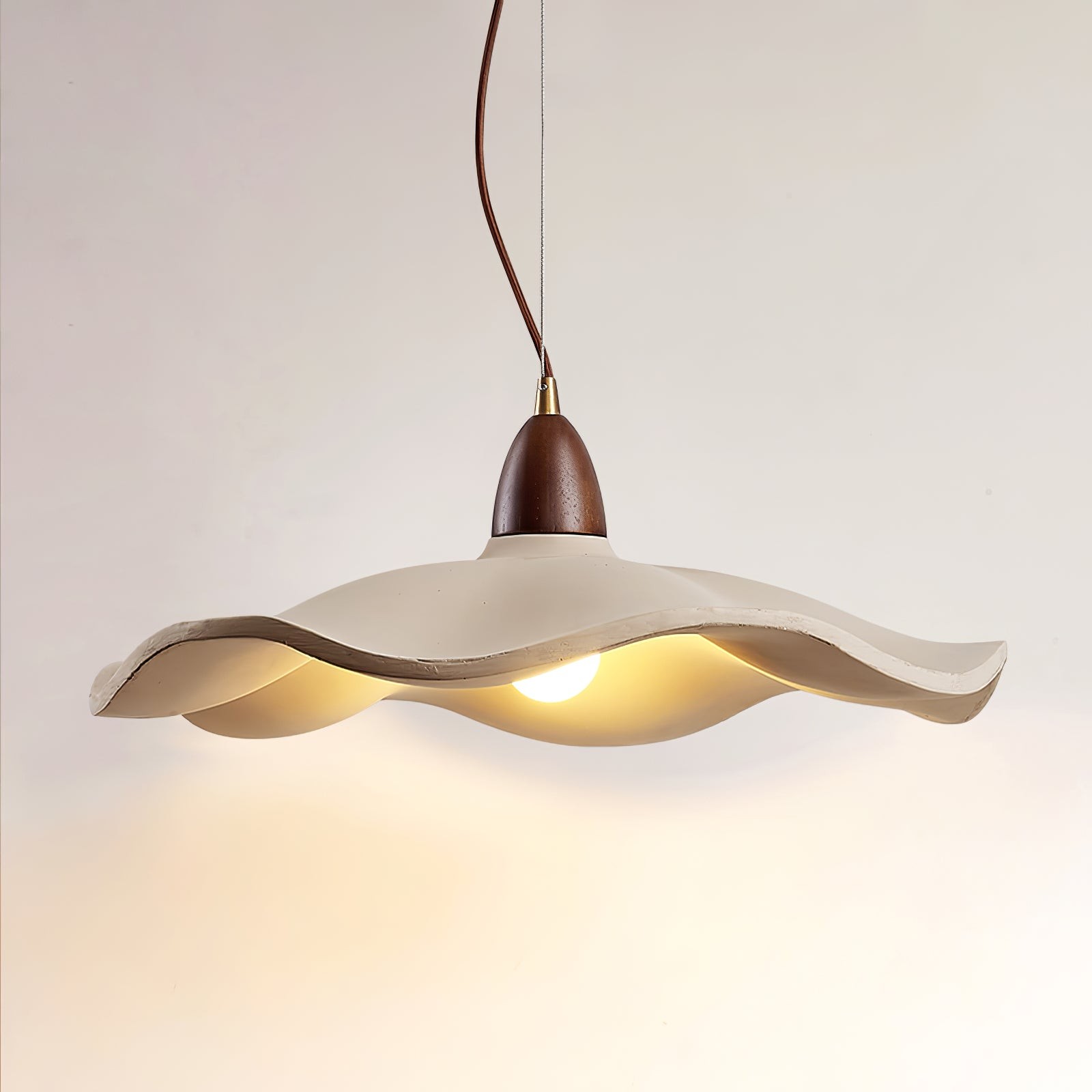 Japanese Wabi-Sabi Style Cement Wave Pendant Lamp K309