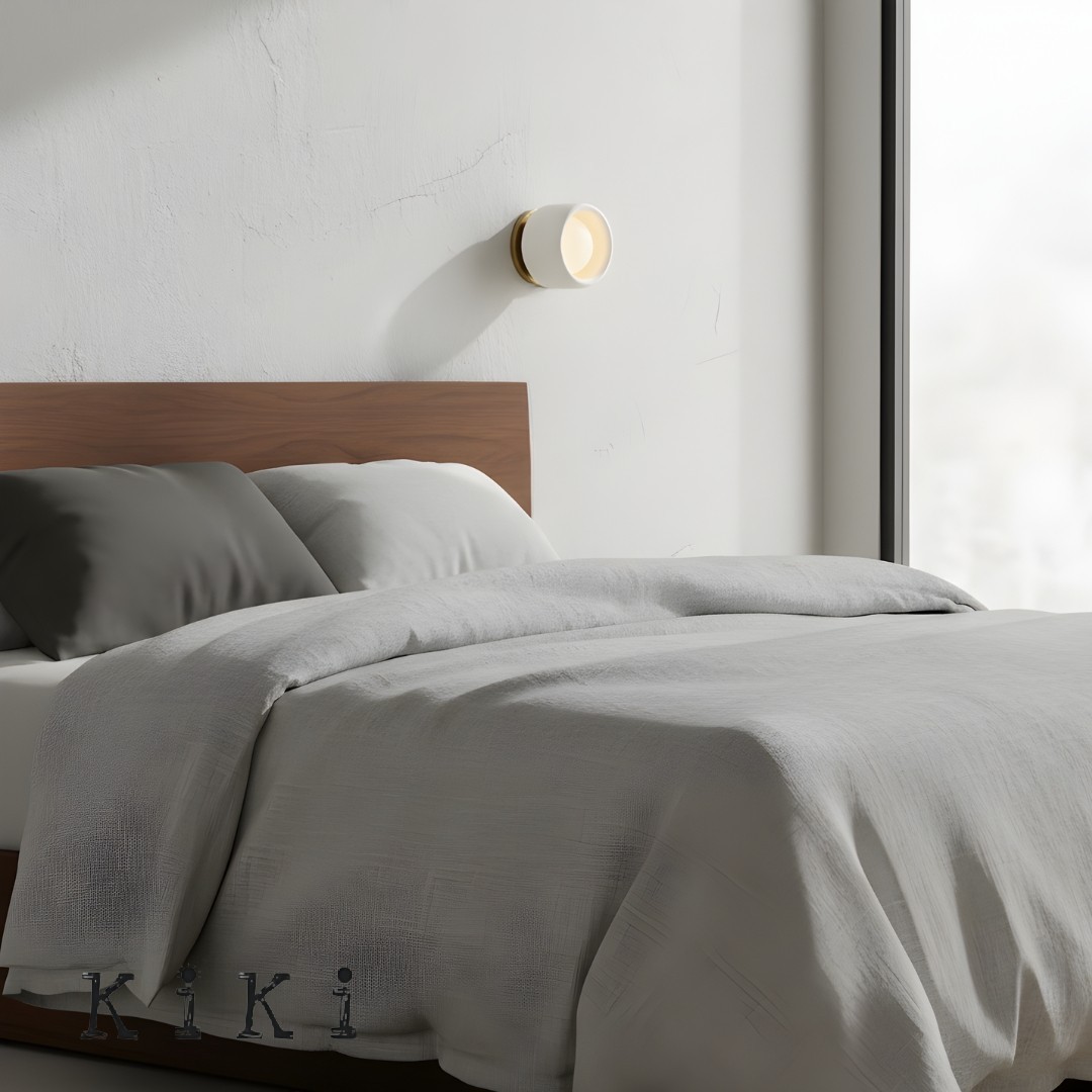 Cerova Modern Ivory Porcelain Sconce – Soft Organic Wall Light K1298
