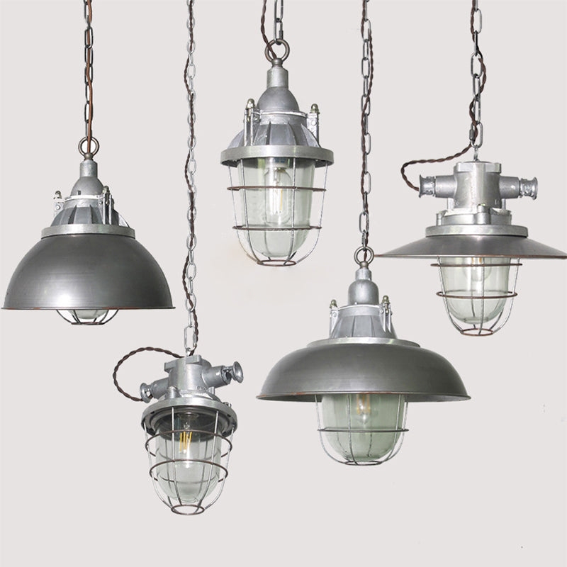 Bulkhead Cage Pendant Light D629