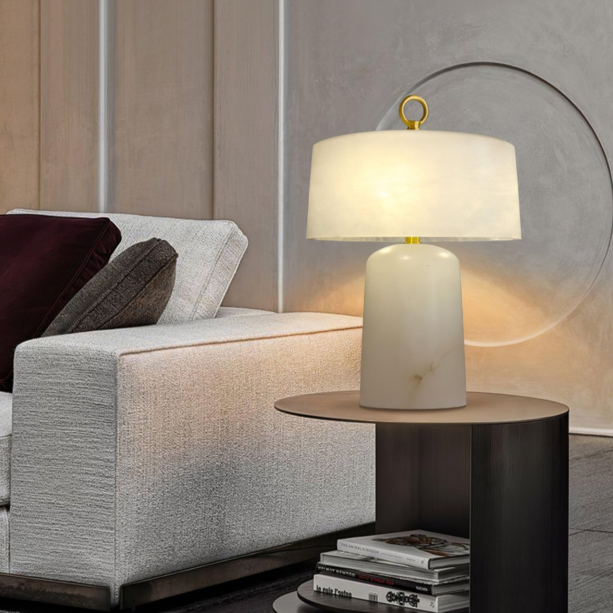 Light Luxury Style Marble Stone Table Lamp K236
