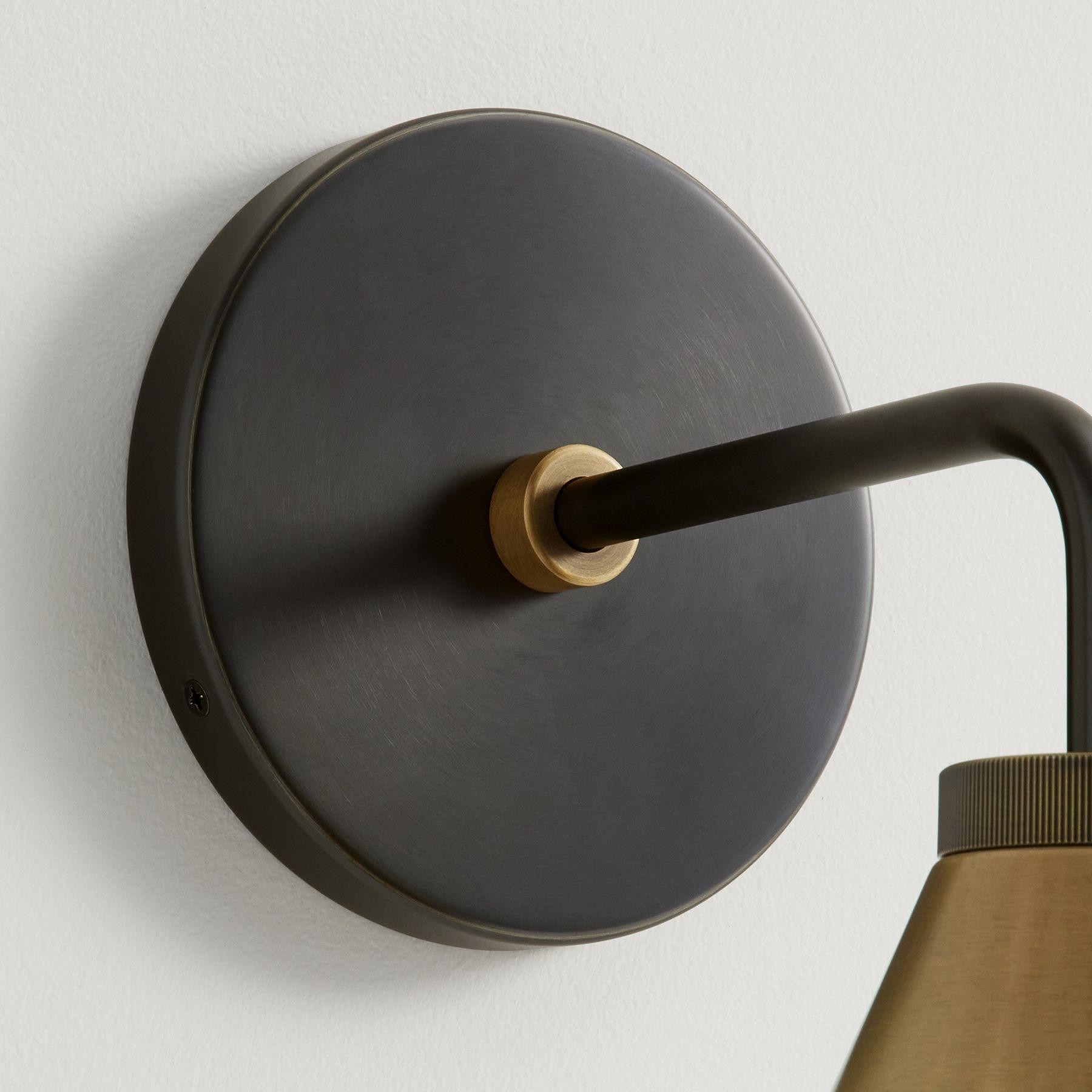 Retro Metal Cone Tapered Sconce Light K847