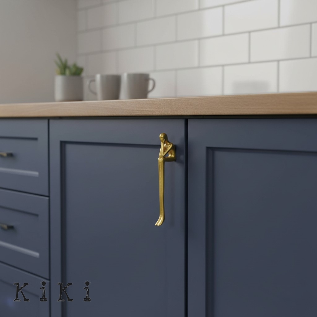 Verlitho Retro Cabinet Handle - Nordic Furniture Pull For Wardrobes and Drawers K2365