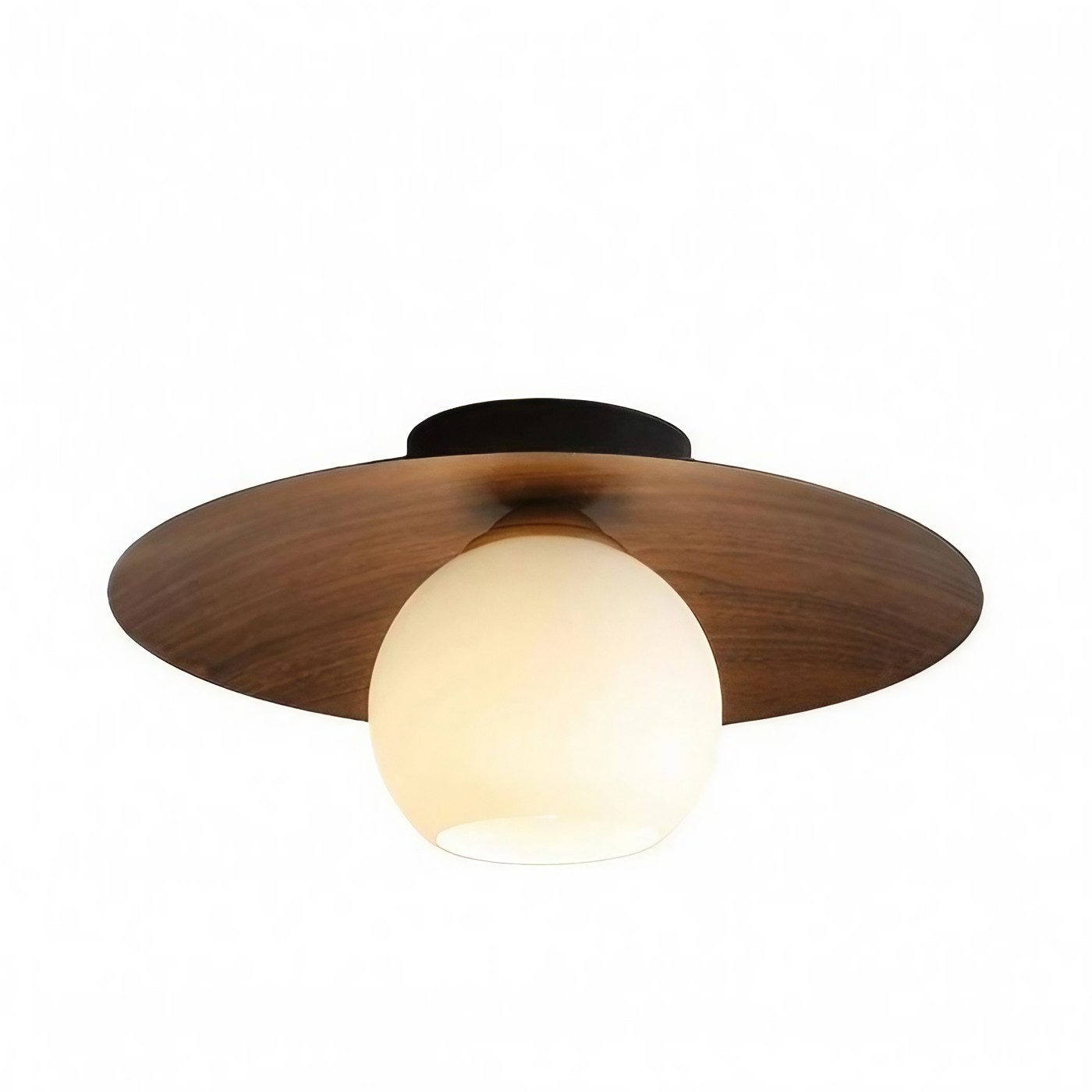 Nordic Ribbed Glass Dome Ceiling Light K170