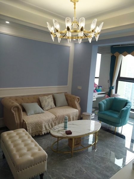 Modern Cystal Chandelier/Brass