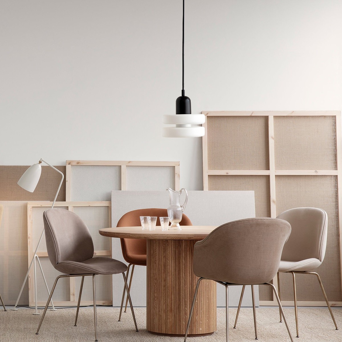Double Puck Pendant Lamp