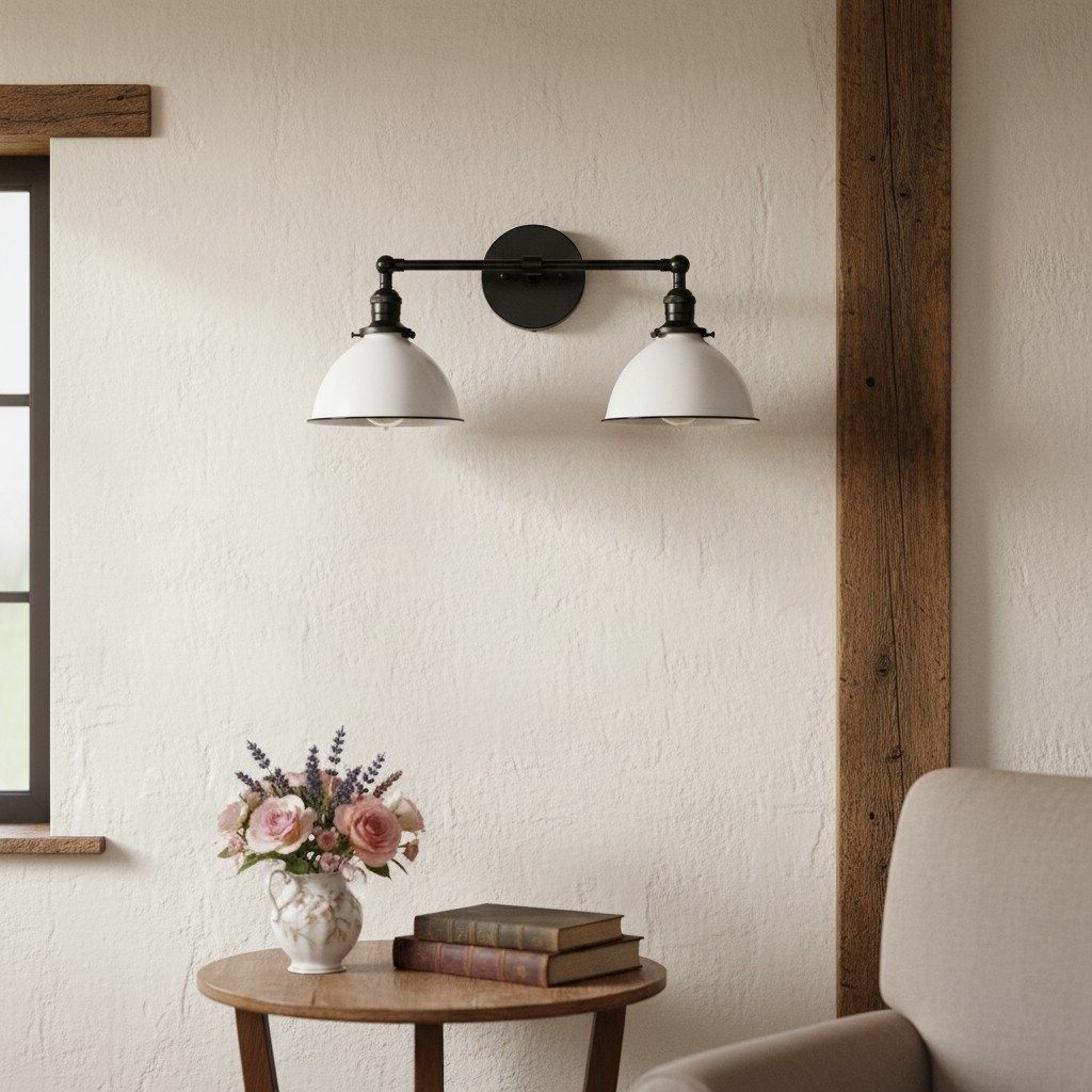 Conique Metal Industrial Vanity Light  - Modern Bathroom Lighting Fixture K1504