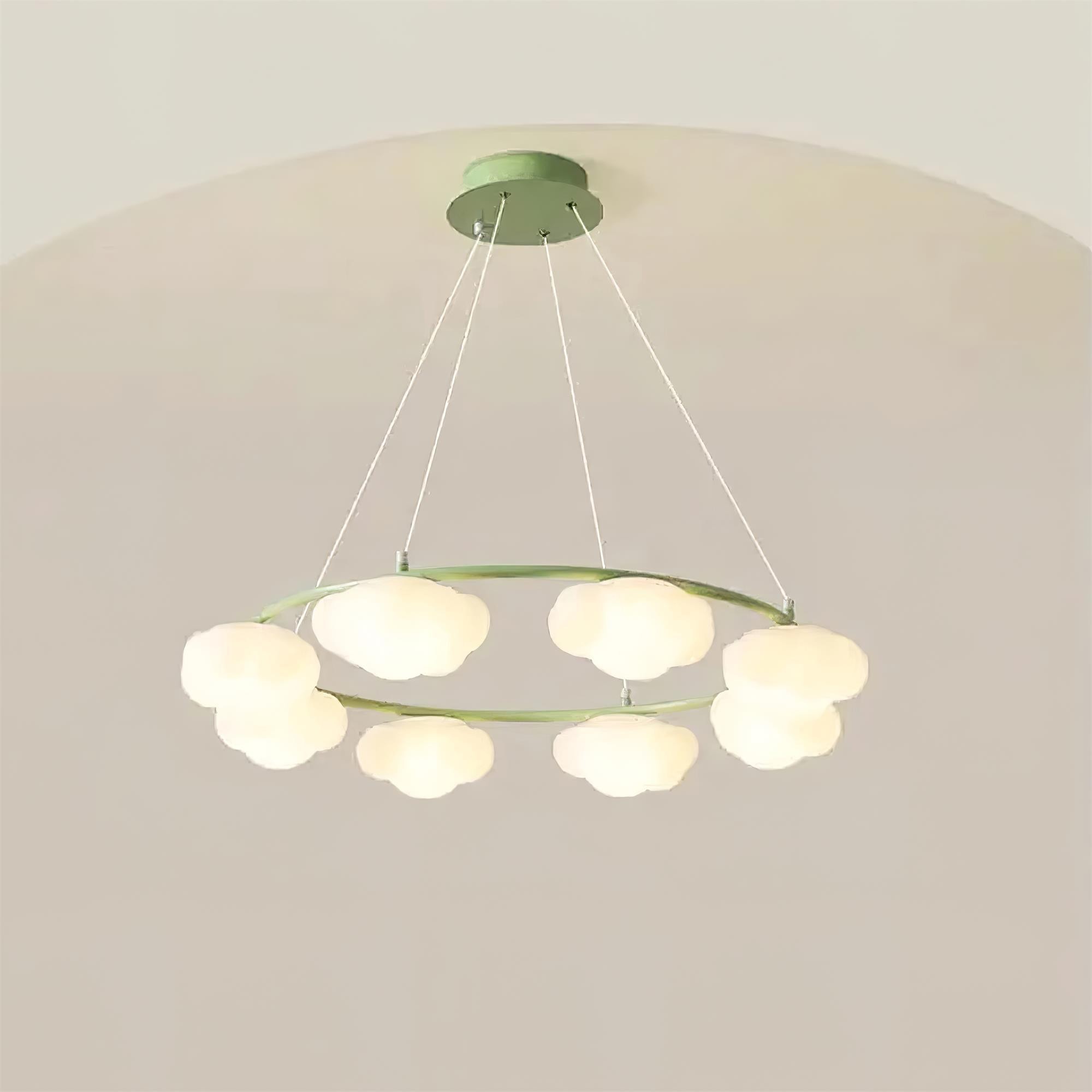 Cream Style Creative Personality Clouds Chandelier K696