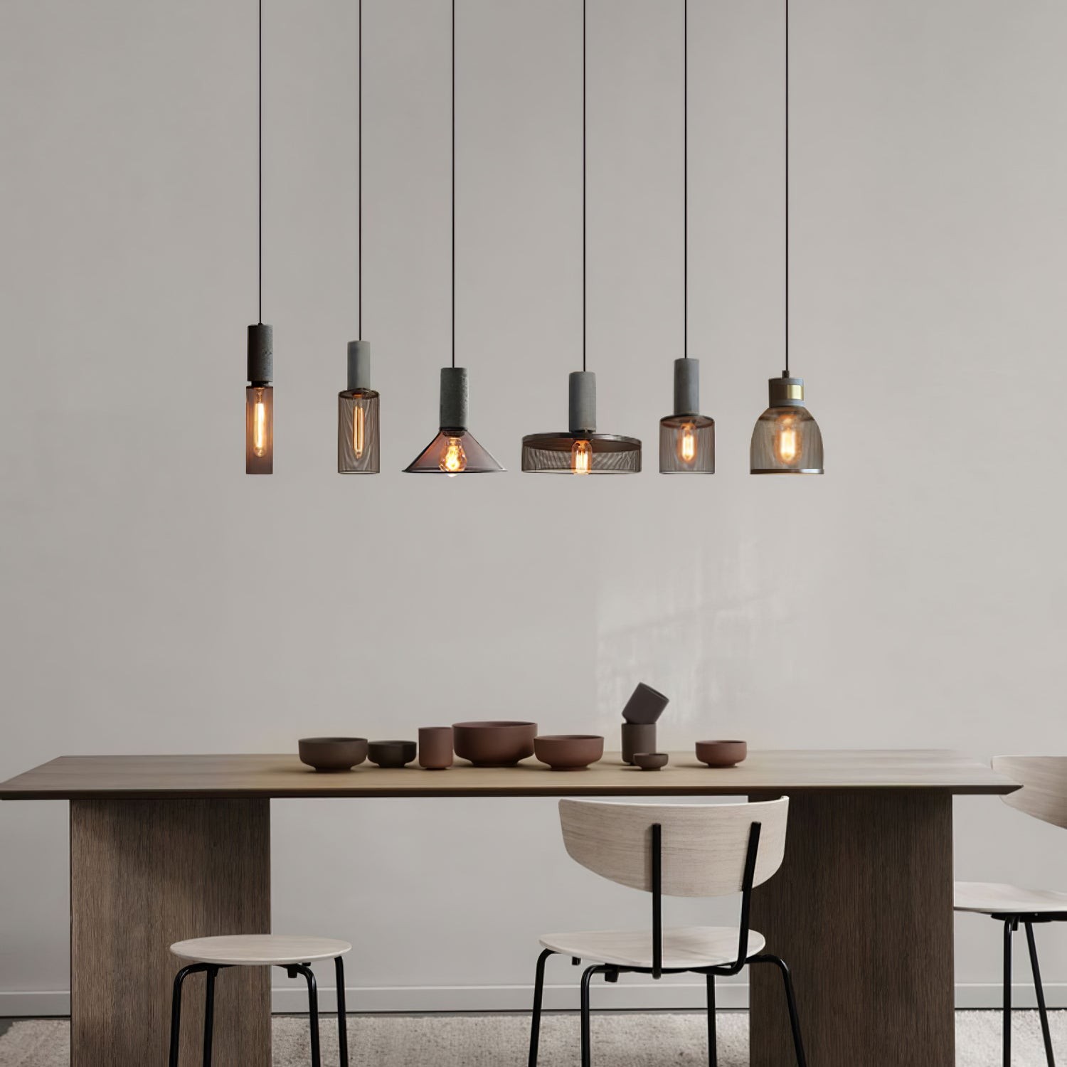 Cement Mesh Pendant Light K308