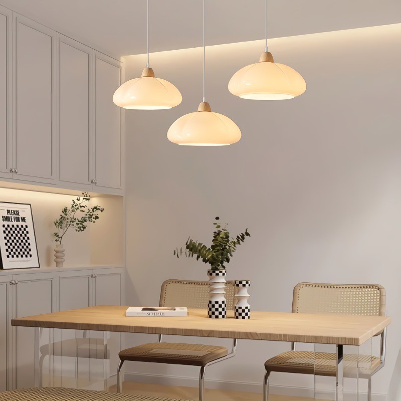 Pumpkin Glass Pendant Light For Kitchen K04