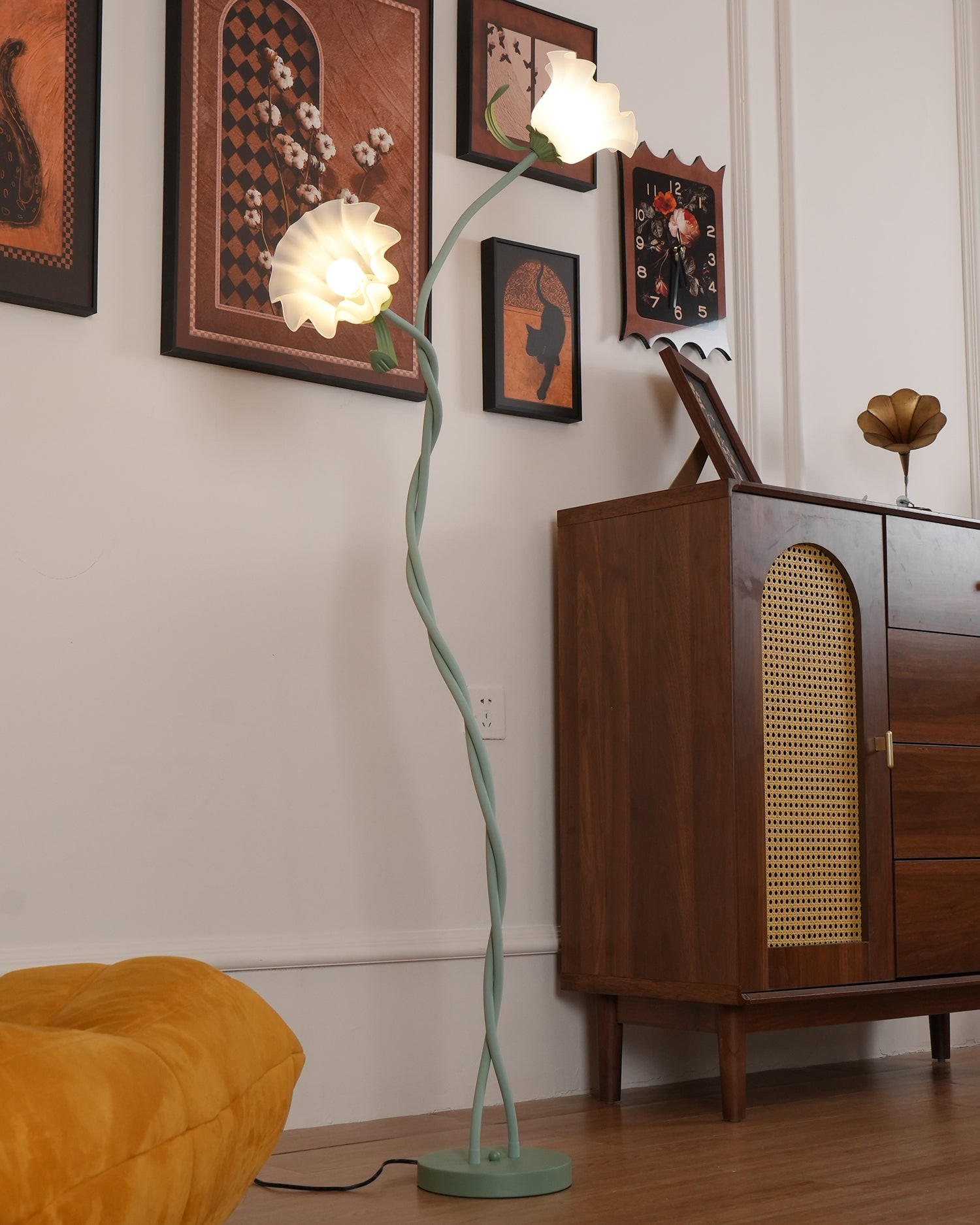 Creative Multi-Head Winding Flower Shape Floor Lamp K286