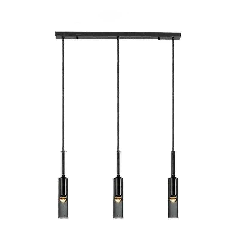 Modern Cylindrical Glass Pendant Light K855