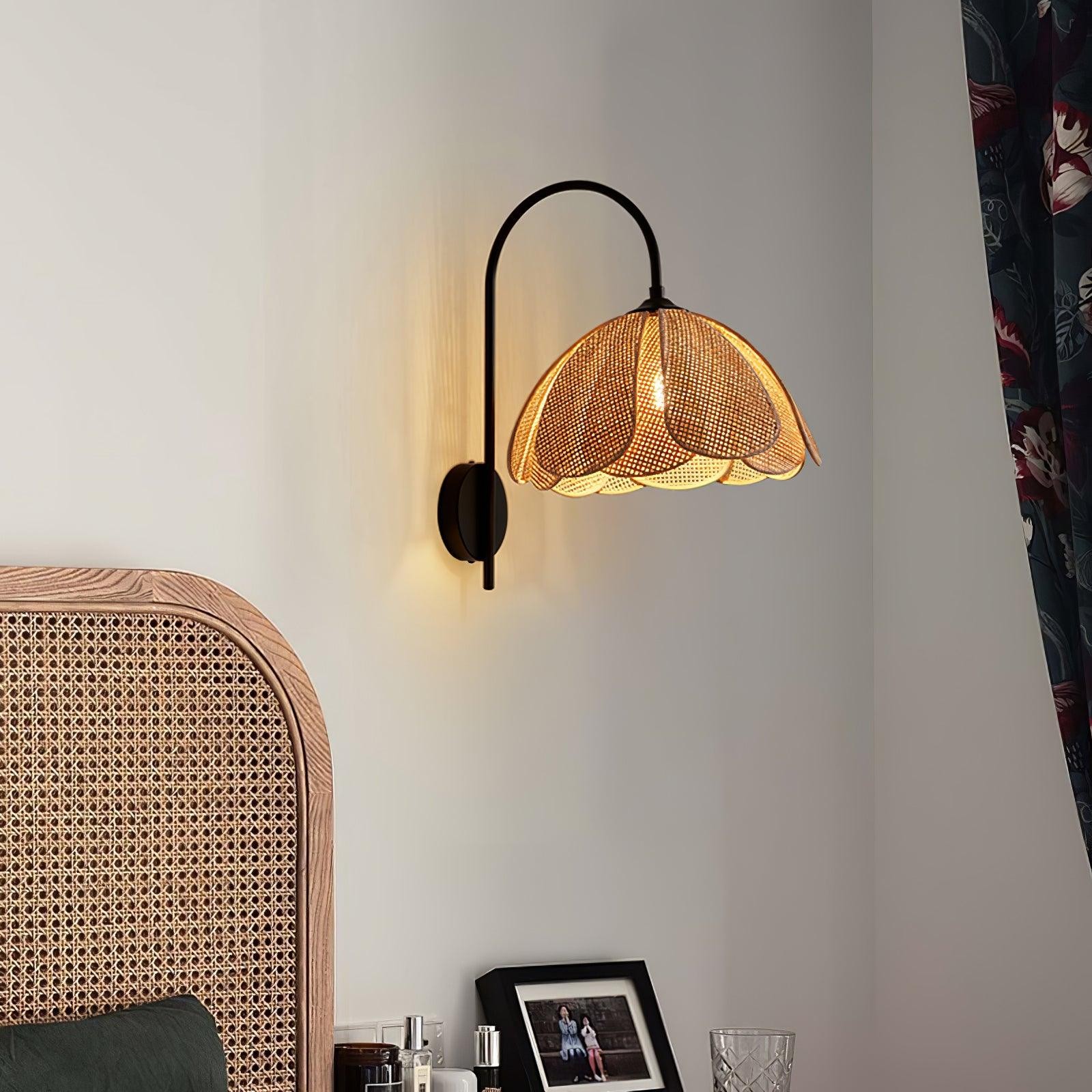 Rattan Petal Wall Lamp K613
