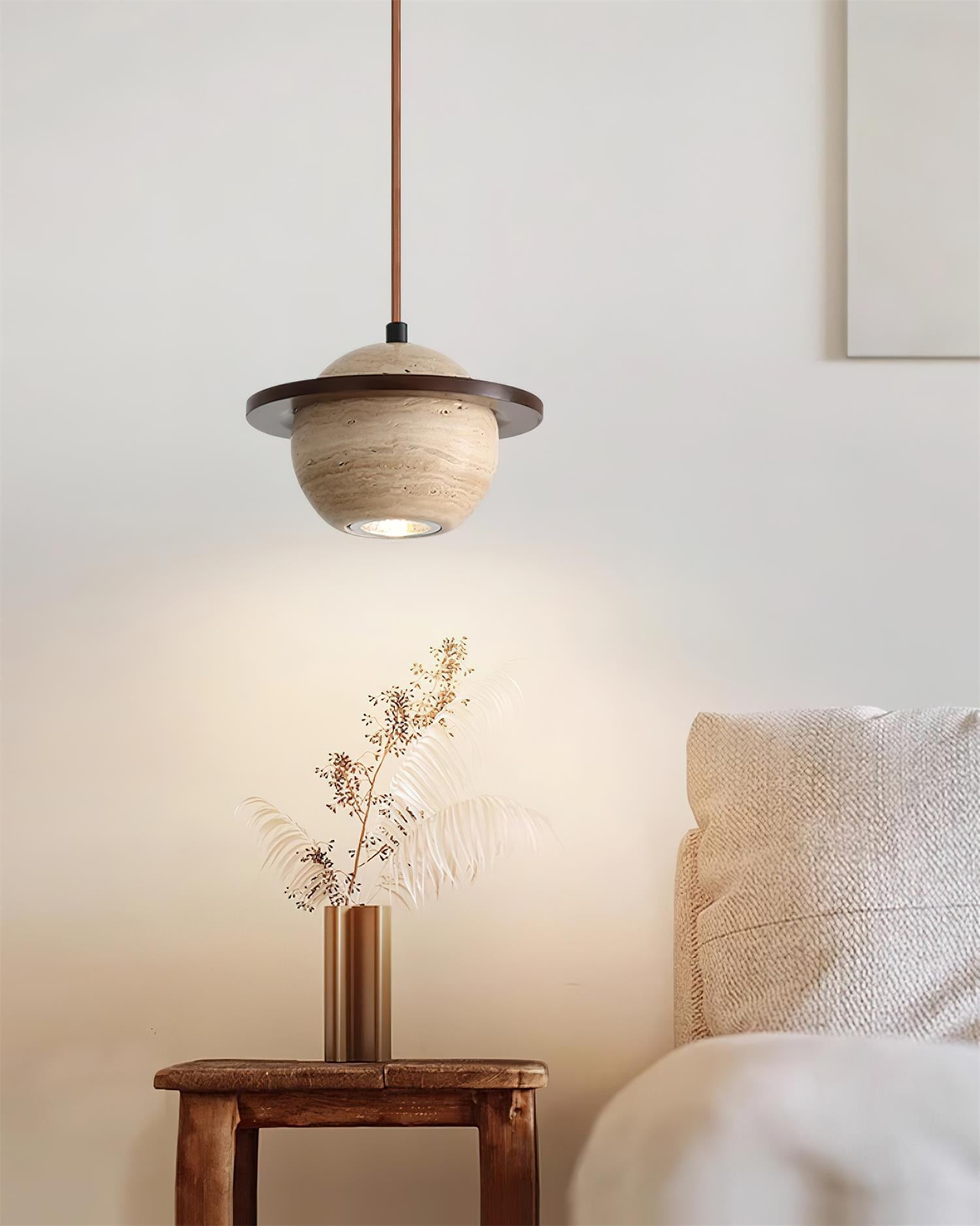 Planet Travertine Pendant Light K599