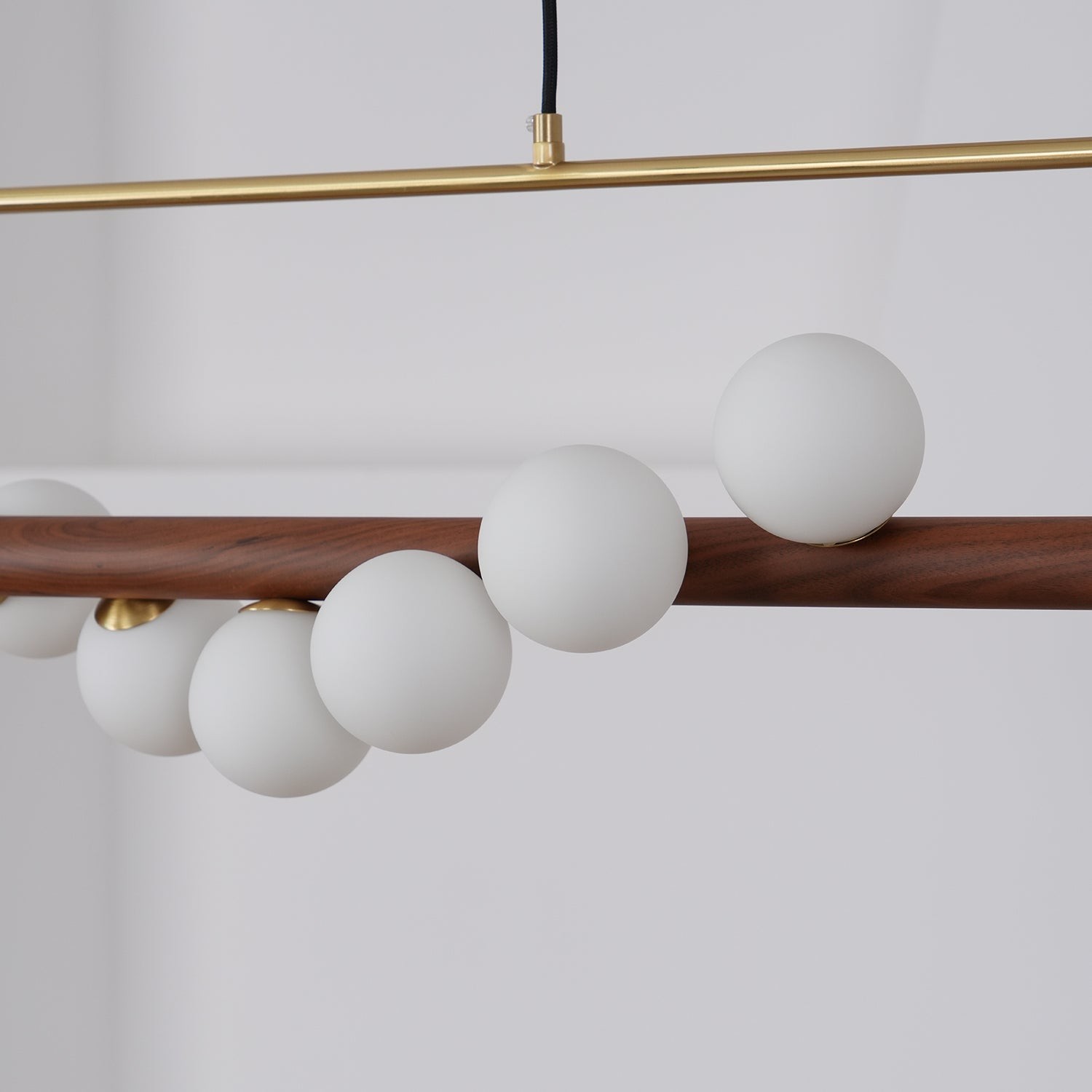 Modern Walnut Simple Chandelier K522