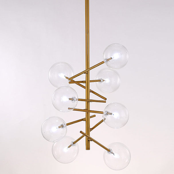 VERTICAL Ball Chandelier