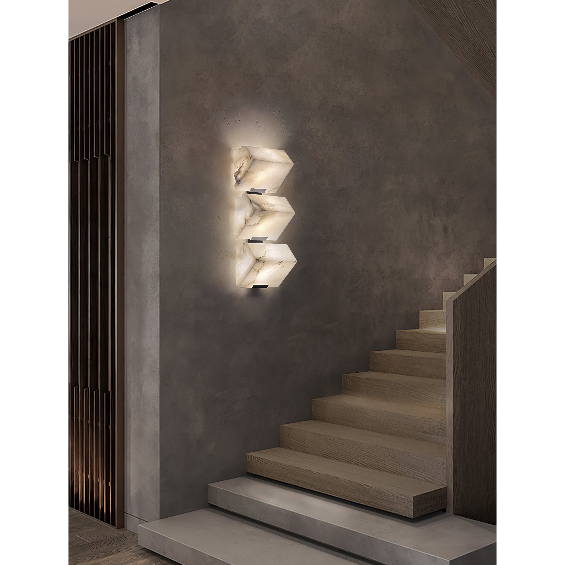 Alabaster Staircase Wall Lamp D648
