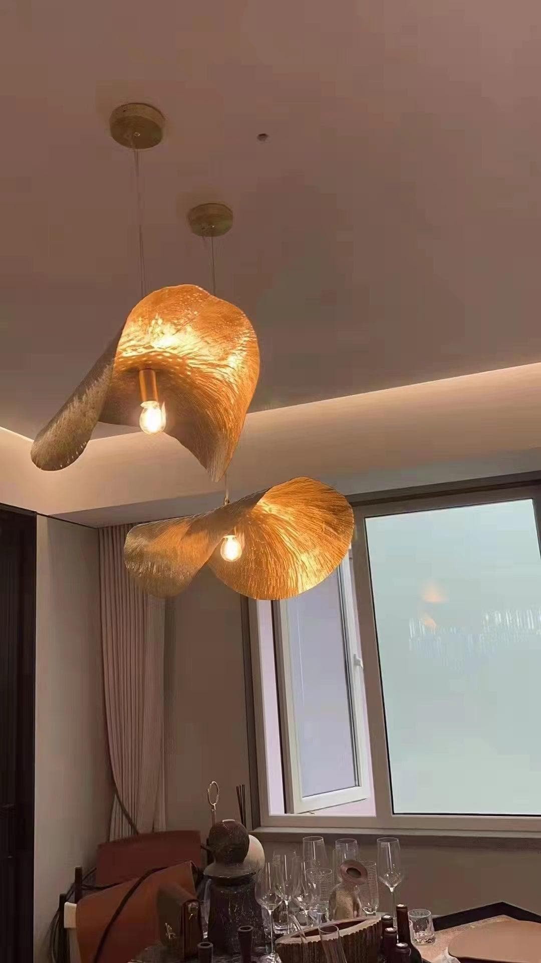 Hammered Brass Suspension Light K1205