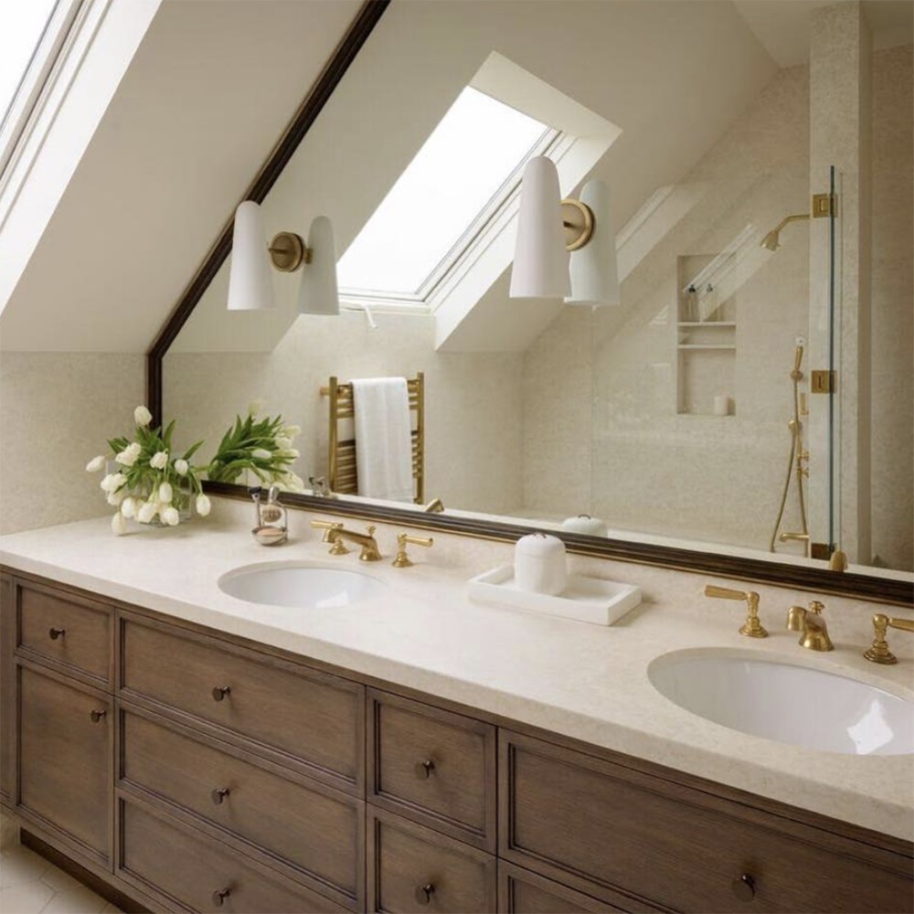 Nordic Simple Light Luxury Brass Wall Lamp K526
