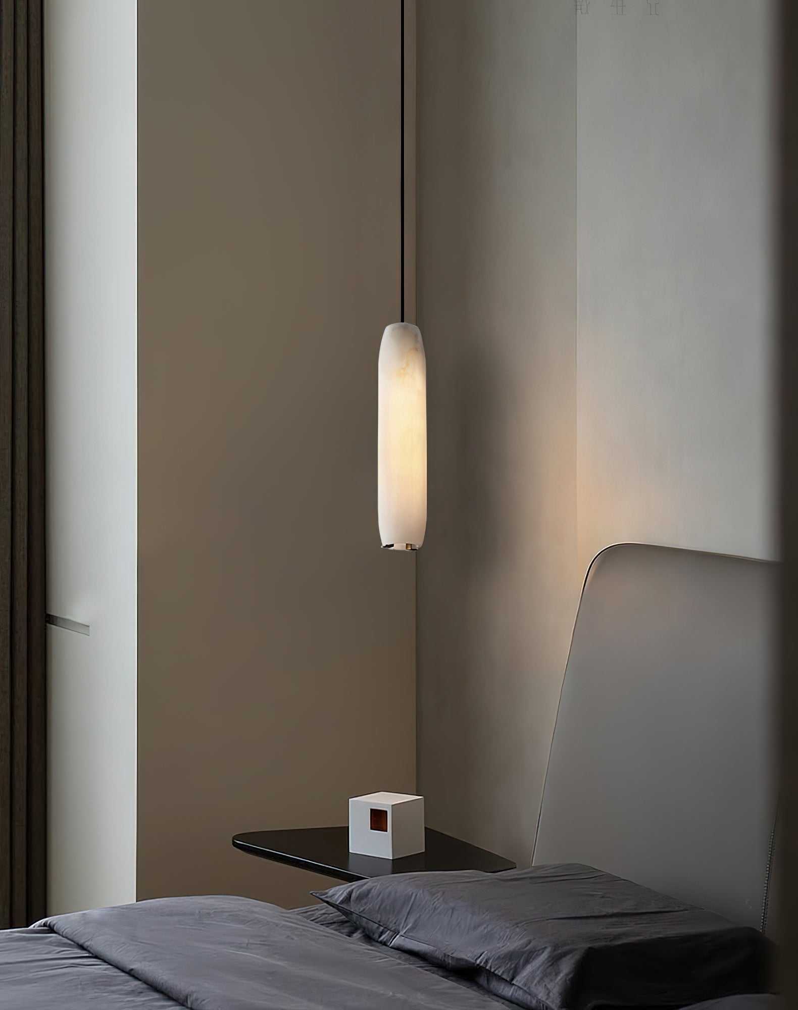 Alabaster Flute Pendant Light D436