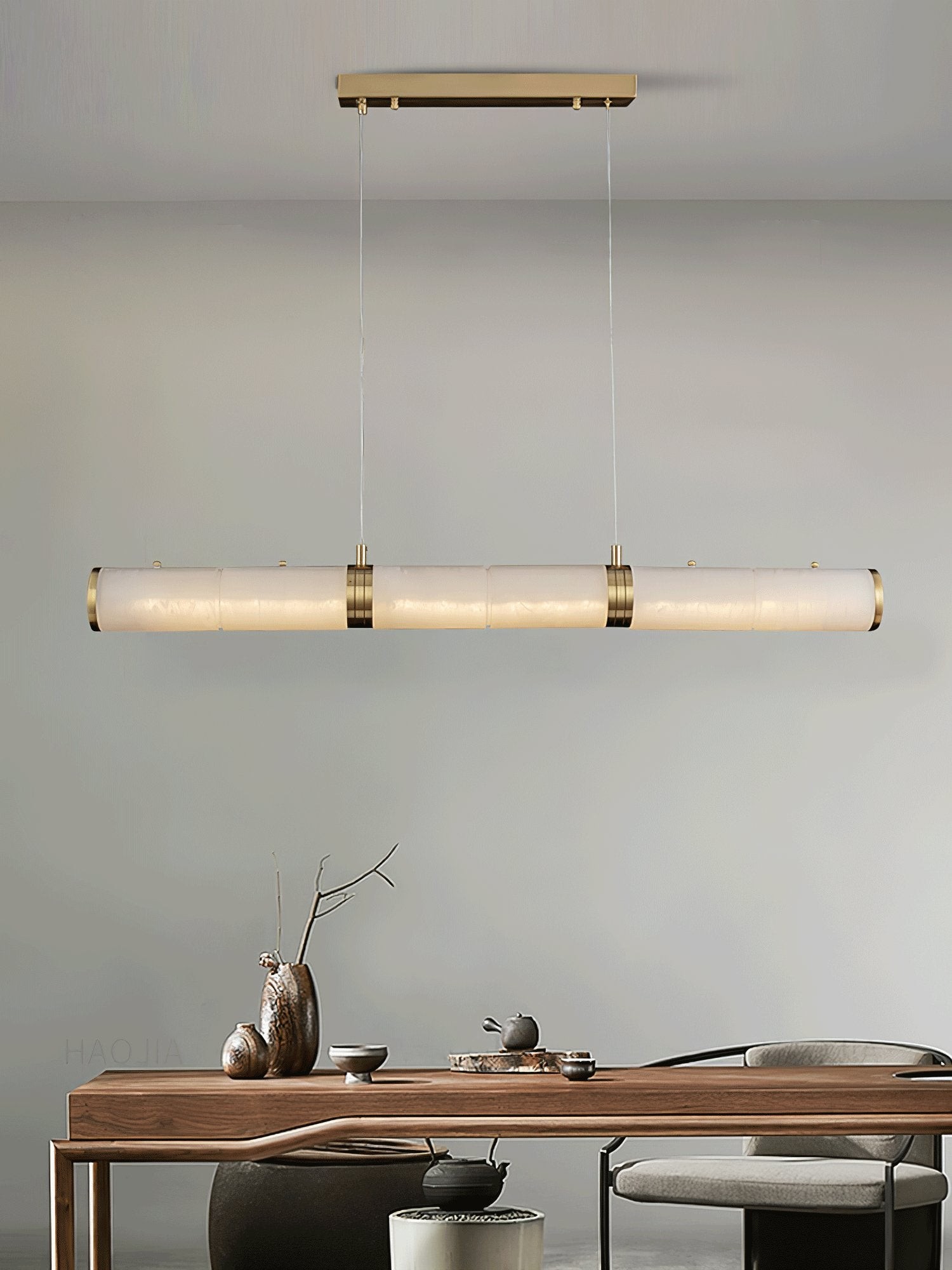 Luxurious Alabaster Beam Pendant Light K224