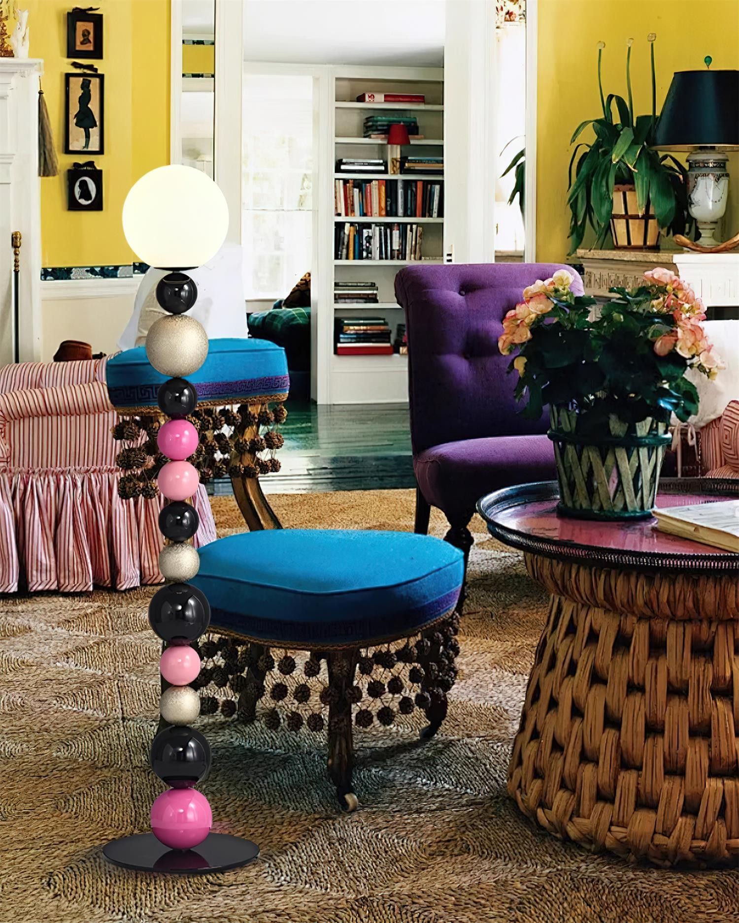 Modern Gourd Ball Floor Lamp K720