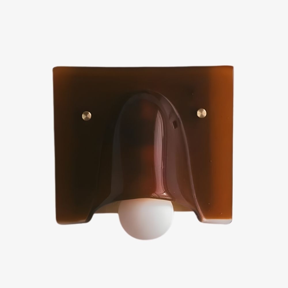 Colorful Curved Wall Sconce - Decorative Lighting for Living Room and Entryway K2342